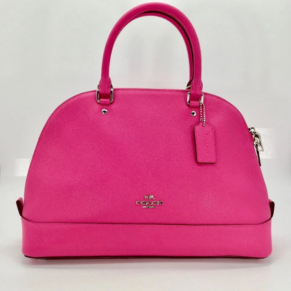 NWOT Coach Hot Pink Sierra Dome Satchel/Crossbody/Purse/Handbag_10